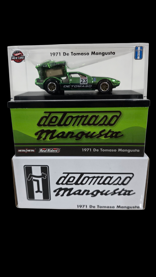 Hot Wheels 1971 De Tomaso Mangusta RLC Light Green