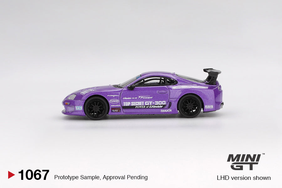 Toyota Supra (A80) Top Secret GT-300 Top Secret Purple Mini GT
