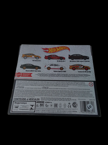 Hot Wheels JDM 6 Pack