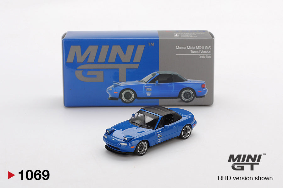Mazda Miata MX-5 (NA) Tuned Version Dark Blue Mini GT