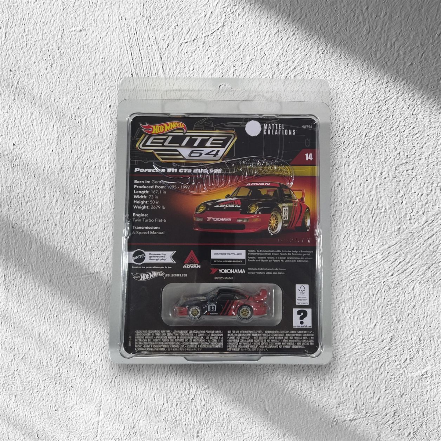 Hot Wheels ELITE 64 Advan Porsche
