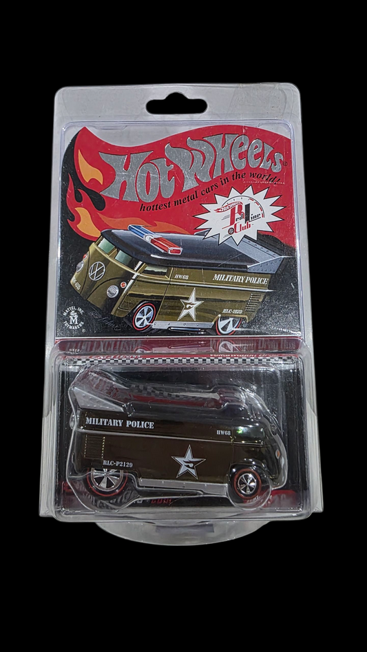 Hot Wheels RLC Volkswagen Drag Bus MILITARY POLICE #1855/6000