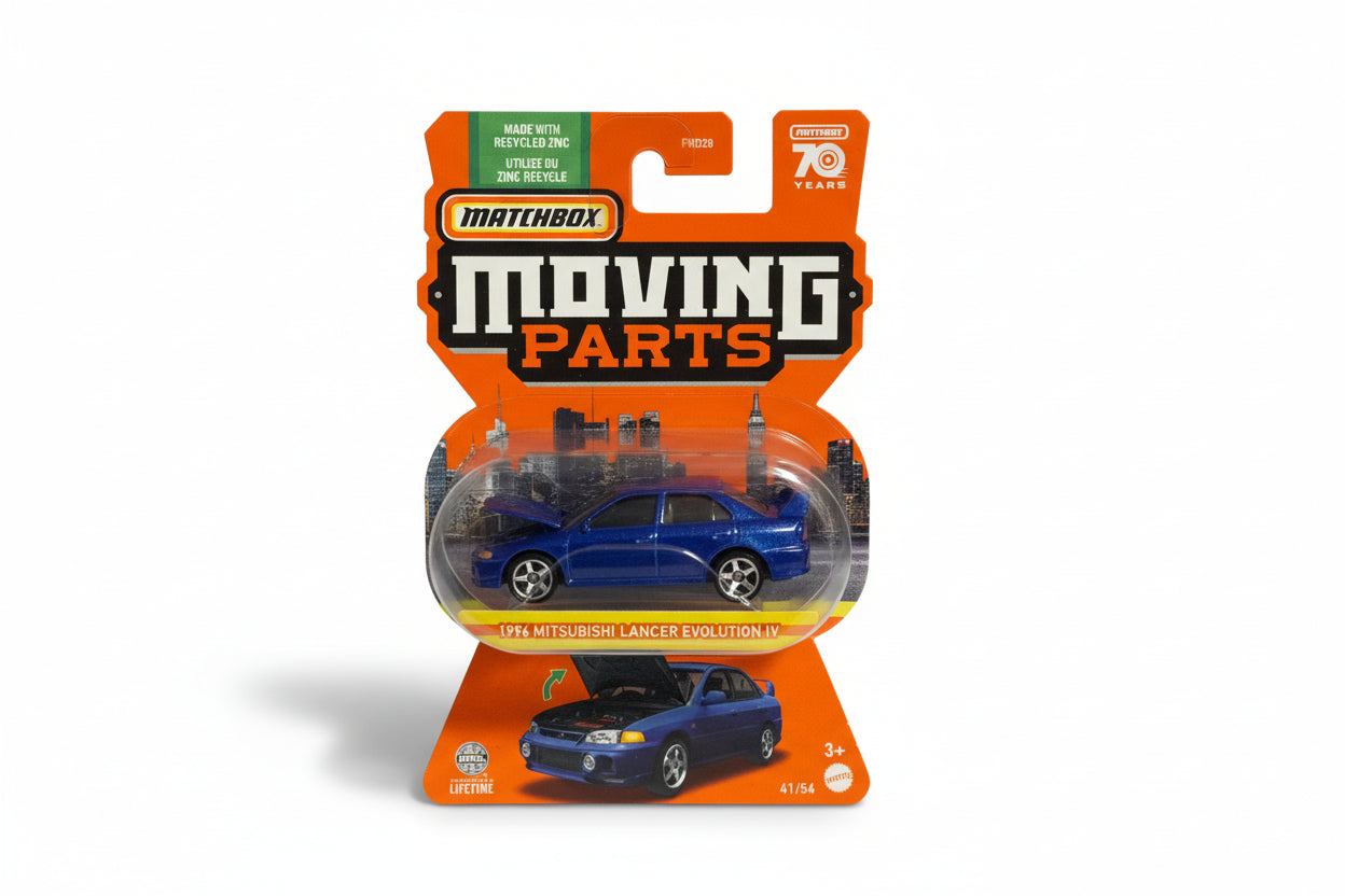 MATCHBOX MOVING PARTS 1996 MITSUBISHI LANCER EVOLUTION IV
