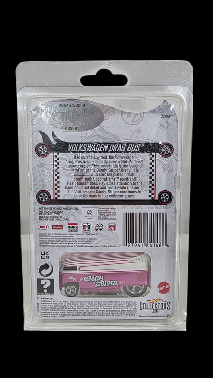 Hot Wheels RLC Volkswagen Drag Bus THE CANDY STRIPER TYPE II #9049/20000