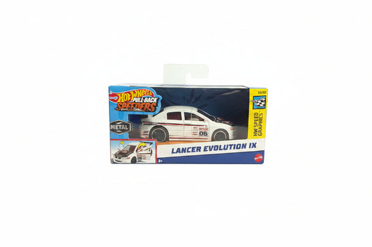 Hot Wheels Pull Back Speeders Mitsubishi Lancer Evolution IX