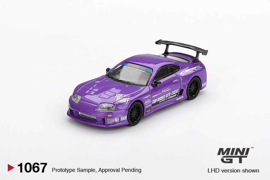 Toyota Supra (A80) Top Secret GT-300 Top Secret Purple Mini GT