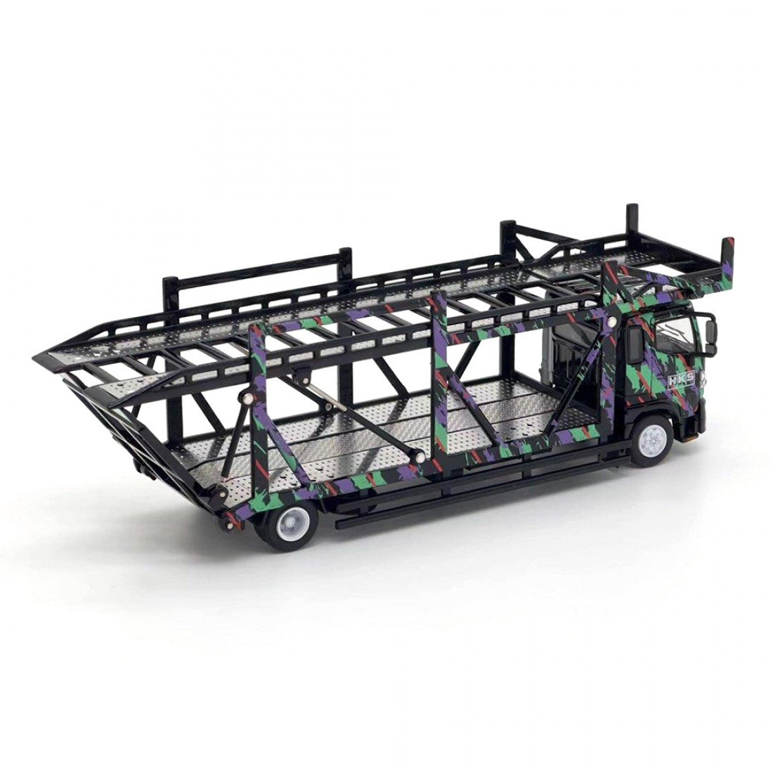 HINO 500 unique model x tiny HKS Car carrier 1:64 scale