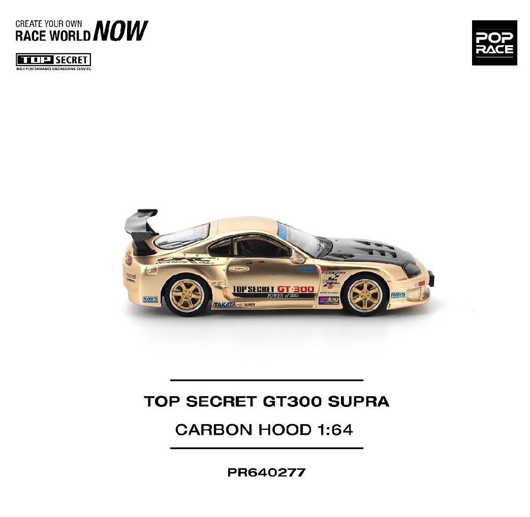 Pop Race PR64-277 Top Secret GT300 Toyota Supra