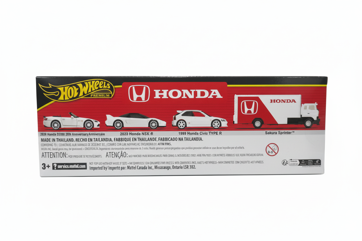 Hot Wheels Premium Diorama Honda Set