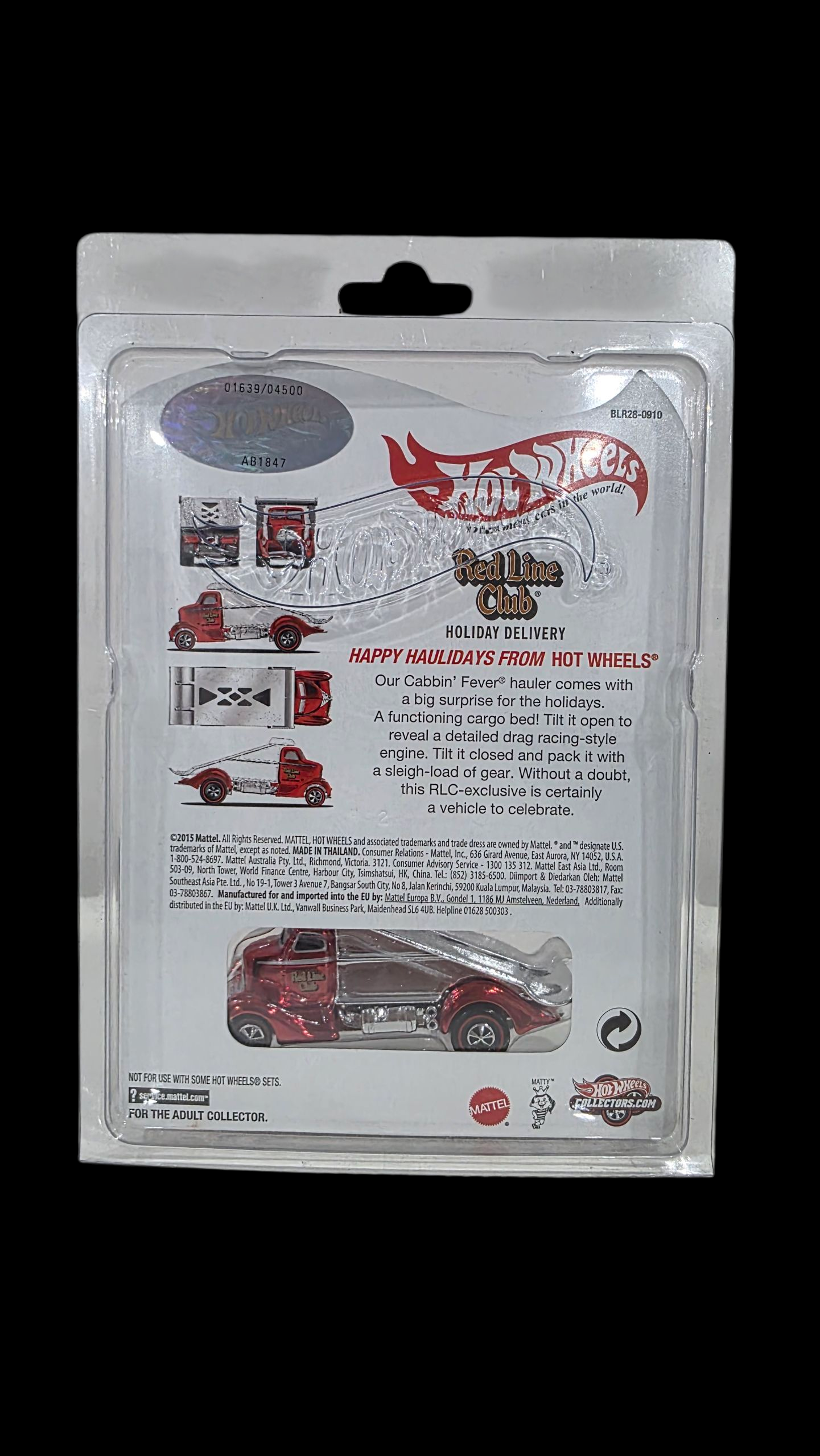 Hot Wheels RLC CABBIN' FEVER #1639/4500
