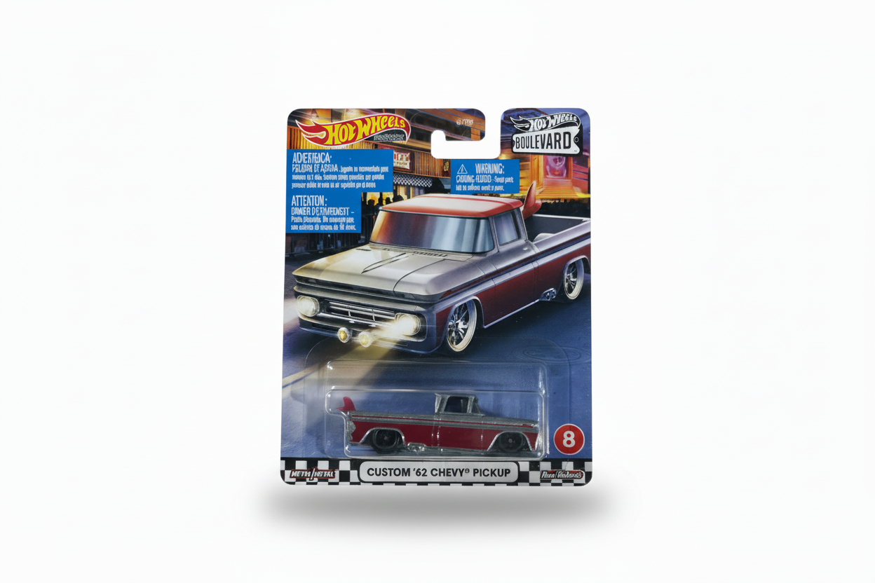 Hot Wheels Premium Boulevard N.8 Custom '62 Chevy Pickup