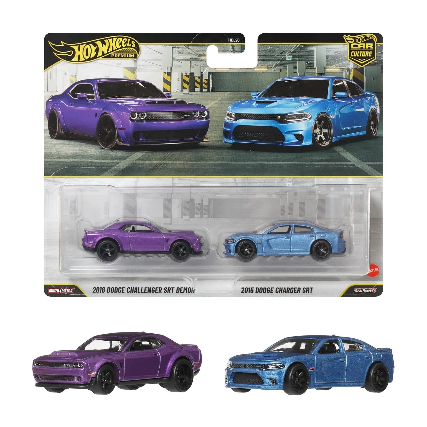 Hot Wheels Premium 2 Pack Dodge SRT