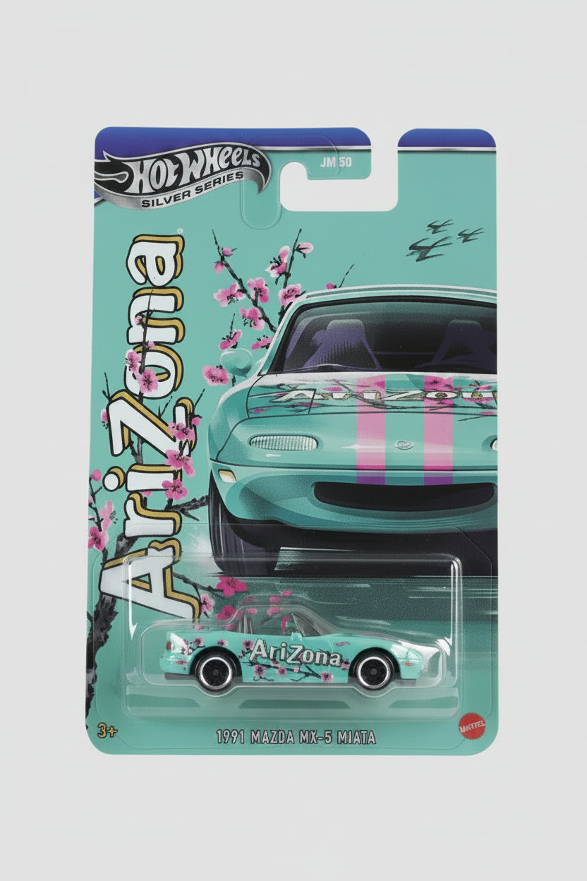 Hot Wheels Silver Series AriZona 1991 Mazda MX-5 Miata