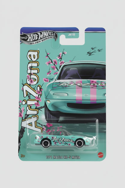 Hot Wheels Silver Series AriZona 1991 Mazda MX-5 Miata