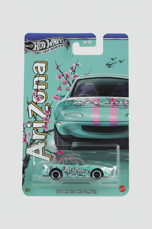 Hot Wheels Silver Series AriZona 1991 Mazda MX-5 Miata