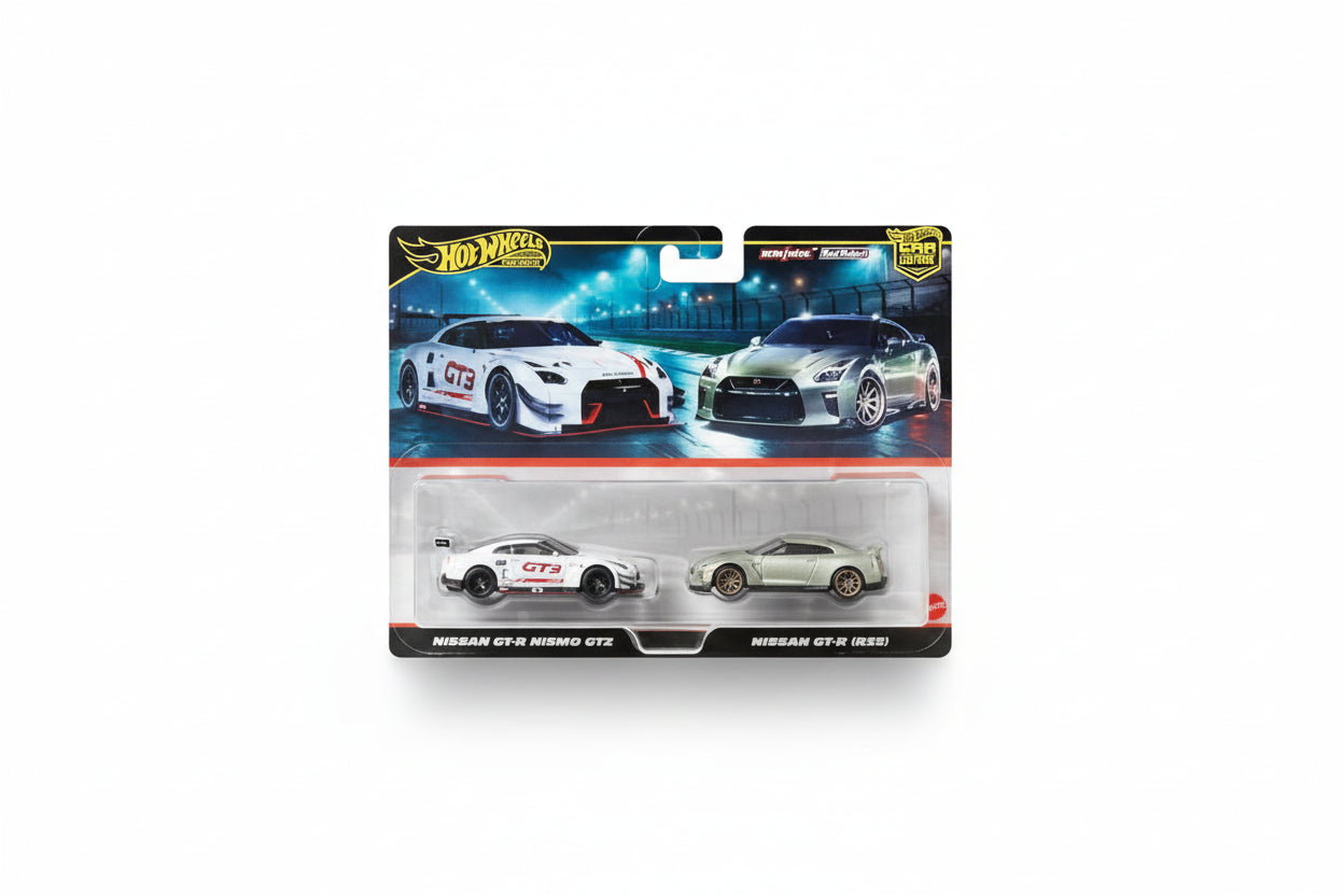 Hot Wheels Premium 2 Pack Nissan GT-R