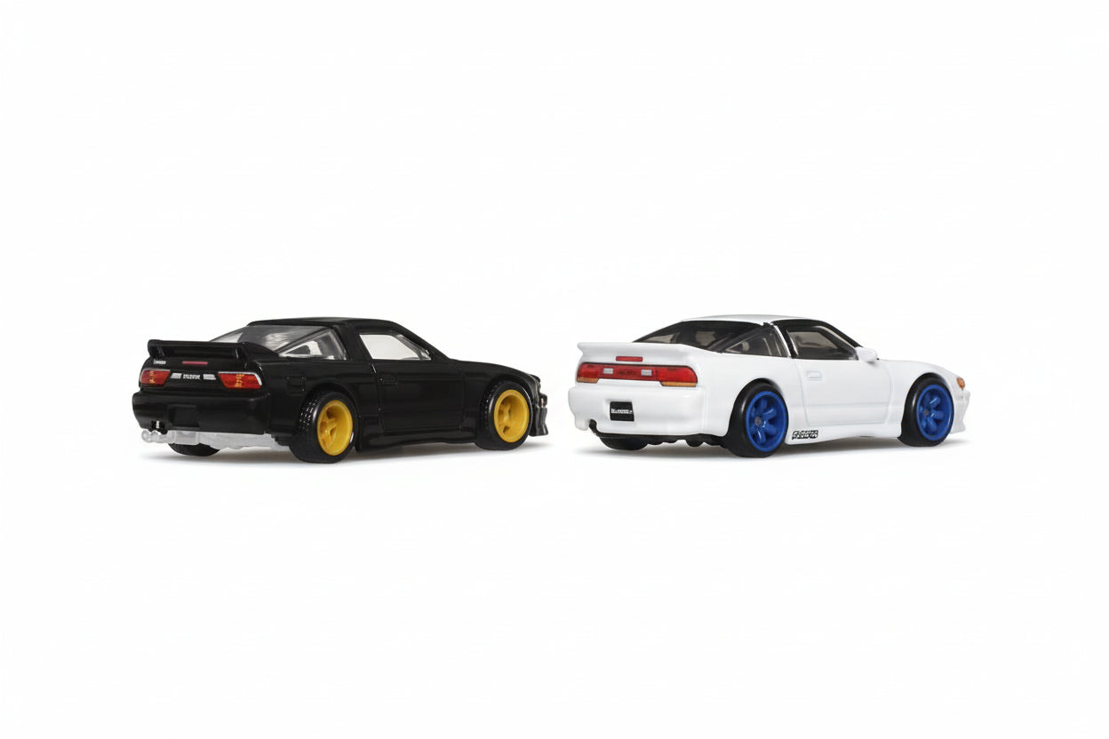 Hot Wheels Premium 2 Pack '96 Nissan 180SX Type X / Nissan SilEighty