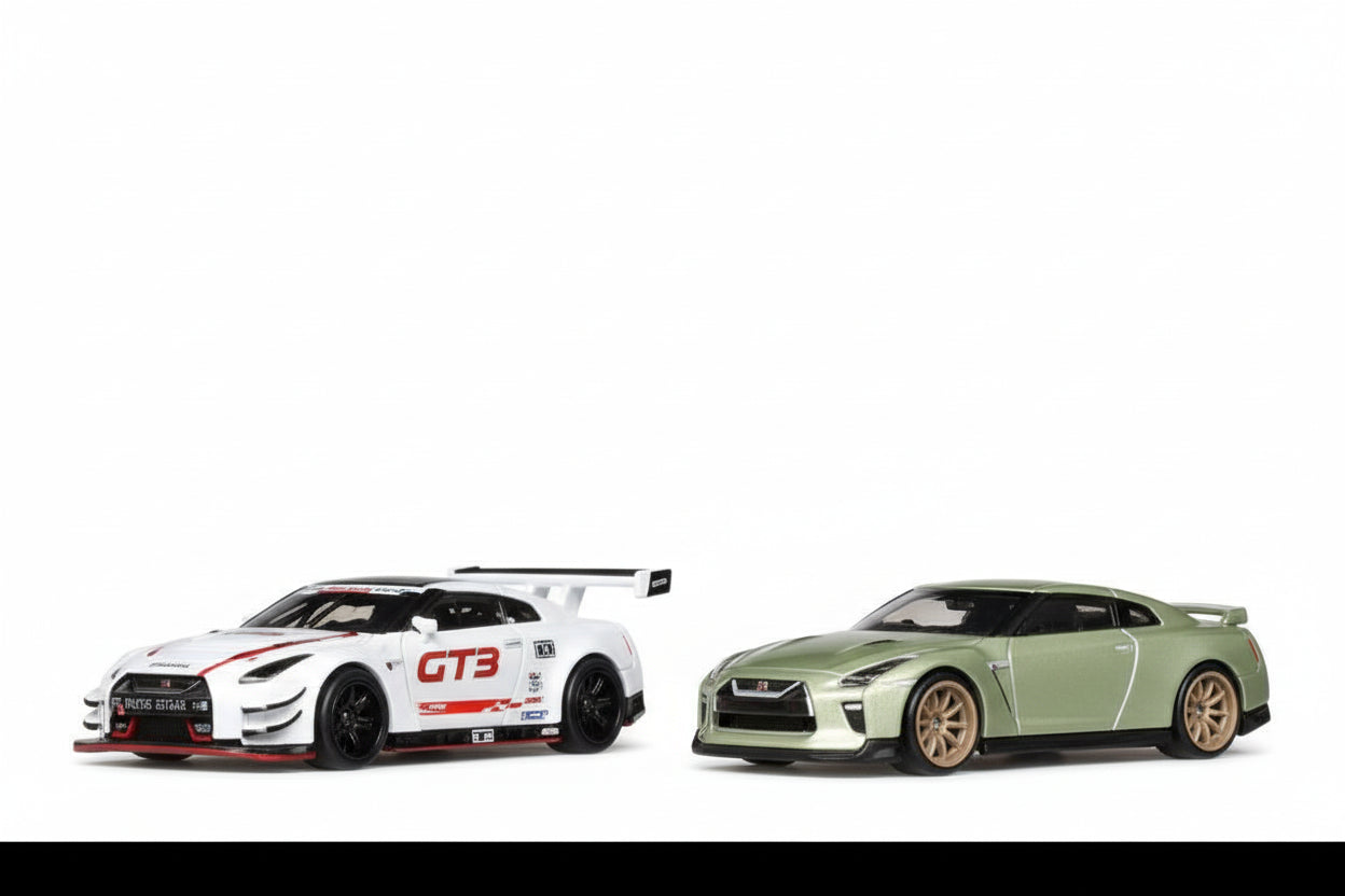 Hot Wheels Premium 2 Pack Nissan GT-R
