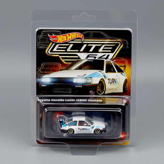 Hot Wheels ELITE 64 #16 Toyota Corolla Levin (AE86) Custom