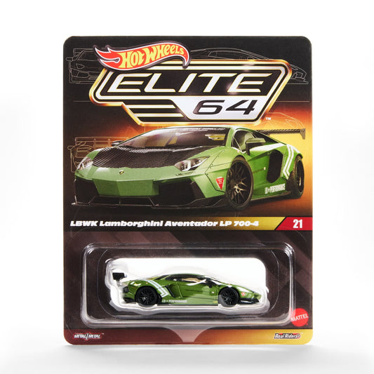 Hot Wheels ELITE 64 LBWK Lamborghini Aventador LP 700-4