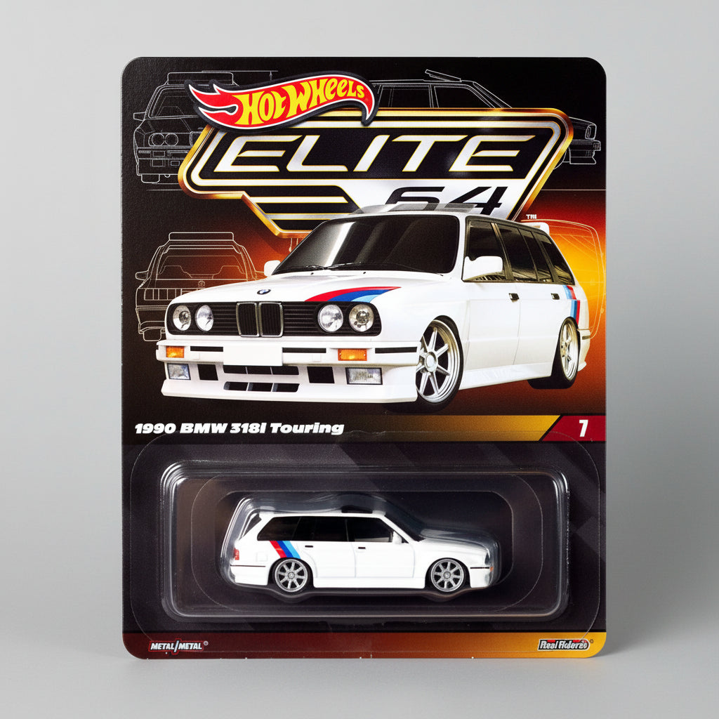 Hot Wheels ELITE 64 1990 BMW 318i Touring